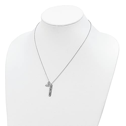 Ice Carats 925 Sterling Silver Heart Love You More Necklace Pendant Charm S/Love Message Fine Jewelry For Women Gifts For Her #TOP2
