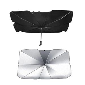 Sanbo Foldable Car Windshield Sun Shade Umbrella Car UV Cover Sunshade Heat Insulation Front Window Interior Protection