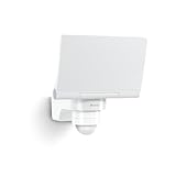 STEINEL LED Außenstrahler XLED Protect FR S weiß, Bewegungsmelder 240°, 12m Reichweite, 13,6W