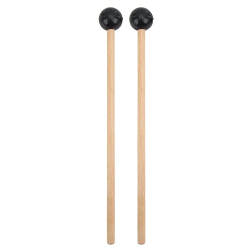 Conjunto de baquetas para Tongue Drum, 2 piezas, tamaño L, cabeza de goma sólida miniatura 1