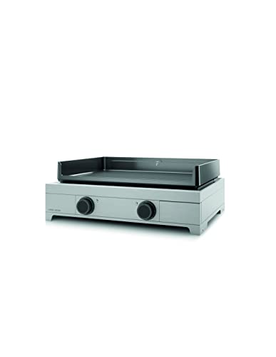 PLANCHA ELECTRIQUE FONTE EMAILLEE MODERNE 60CM CAISSON INOX