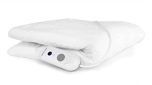 Orbegozo CAH 0850   Calientacamas, calentamiento rápido, 3 niveles de potencia, sistema de fijación al colchón, 60 W