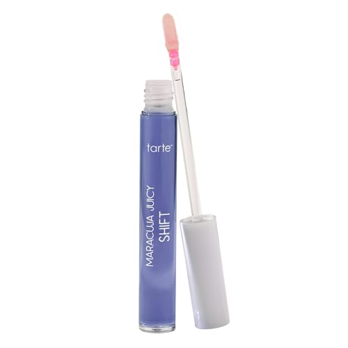 tarte maracuja juicy lip &amp; cheek shift – pH-Powered Lip Gloss Balm with Vitamin E &amp; Hyaluronic Acid for Smooth, Moisturized Lips &amp; Cheek Tint Blush, Vegan &amp; Cruelty-Free