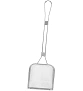 Kichvoe Mesh Skimmer Fryer Skimmer Fine Mesh Oil Fat Skimmer Stainless Steel Fry Food Cooking Skimmer with Long Handle for Home Kitchen Swimming Pooh