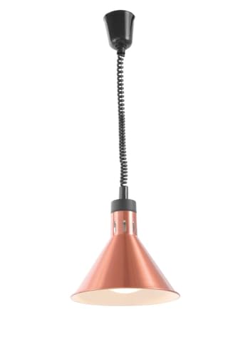 Lampe chauffante de cuisine HENDI suspendue au-dessus du plan de travail