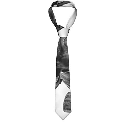 Mucca in legno recinzione stampa cravatta Lunghezza: 57,08 pollici (145cm) Larghezza cravatta: 8 cm