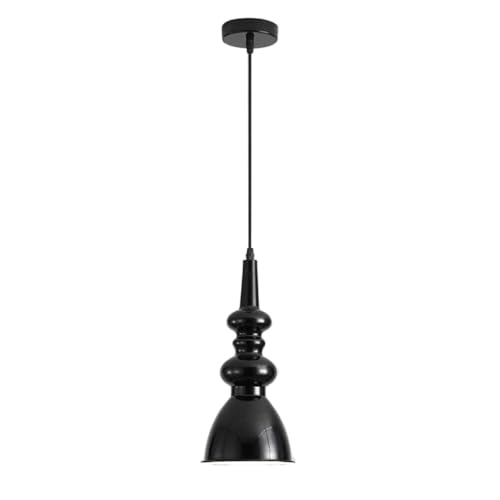 Lampe suspendue noire vintage résout le manque de lumière de votre cuisine