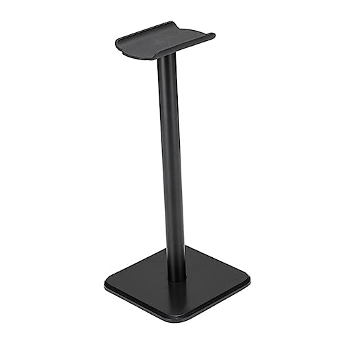POPETPOP ヘッドセット ヘッドホン スタンド パソコン モニター マウント デスクトップ コンピューター スタンド 黒 フック ヘッドホン ホルダー ブラケット イヤホン ディスプレイ ホル