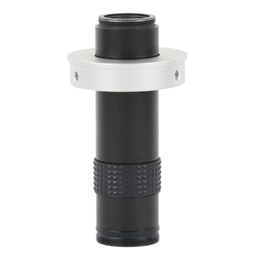 顕微鏡キット 100X 130X 180X 200X 300X 500X 調整可能な連続ズーム C マウントレンズ USB 業界ビデオ顕微鏡カメラ用 顕微鏡レンズアダプター(1-130X)