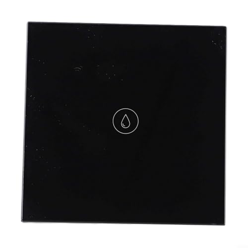 Interrupteur intelligent 40A noir tactile pour chauffe-eau et appareils haute puissance