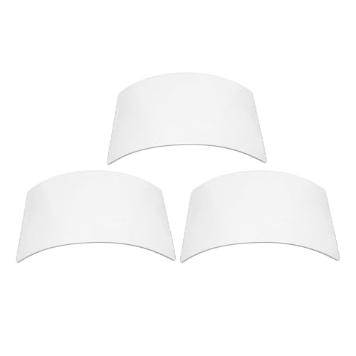 OFFIGAM Lentilles en Verre Organique 3 Pièces pour Cagoules de Sablage, Protection Complète Poussière et Particules Fines, Compatibles Masques de Soudage,...