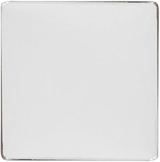 Decoranddecor Calla Square Cabinet Knob Door Pull Handle Kitchen Cupboard Furniture Drawer (6 Pack, Polished Chrome)