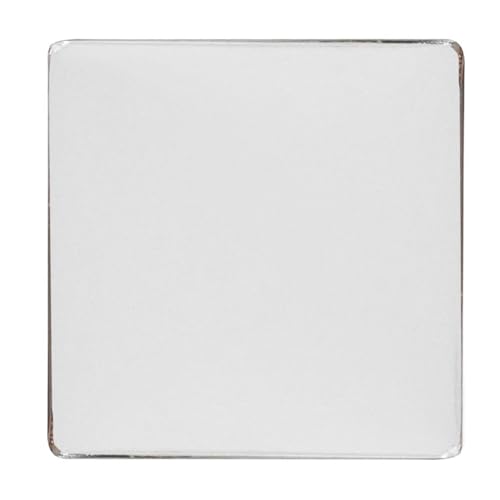 Decoranddecor Calla Square Cabinet Knob Door Pull Handle Kitchen Cupboard Furniture Drawer (6 Pack, Polished Chrome)