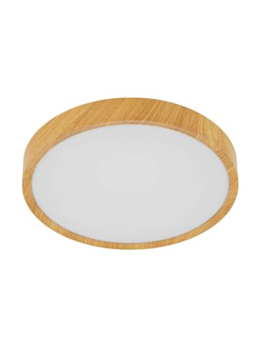 Plafonnier LED moderne bois GL0364 pour salon et chambre