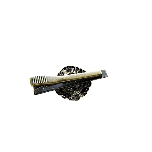 Urban Metal Designs Handmade Oxidized Brass Lion Tie Clip thumb #4