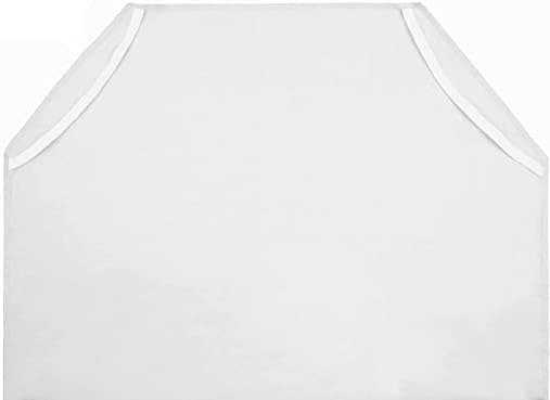 Preschool Cot Sheets Toddler Daycare/Pre-School Cot Sheet Corner Elastic Loops Cot Bed Fitted Sheet/Children's Naptime Cot Sheet- White Solid- 22" W X 40" L - Pack of 50