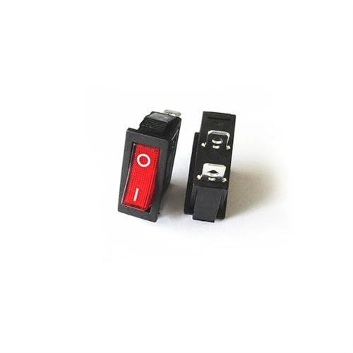 BVTUCMDY Interrupteur d'alimentation, Bouton sans lumière, Chauffage électrique, Multifonctionnel, KCD3, 2 Bandes, 3 Bandes, 2 Broches, 3 Broches(KCD3 Waterproof Cap,Band2 2PIN)