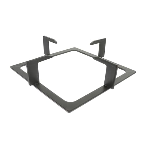 COLLBATH Soporte para Estufa de Gas de Hierro Fundido Resistente y Antideslizante Soporte Cuadrado para Olla de Leche Accesorio de Cocina para Hogar y Restaurante