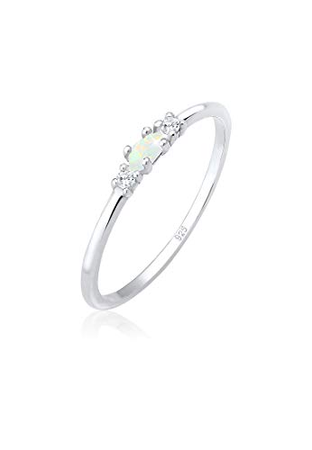 Elli - Solitaire Bague Anniversaire de Mariage Femme - Argent - 0602342718_52