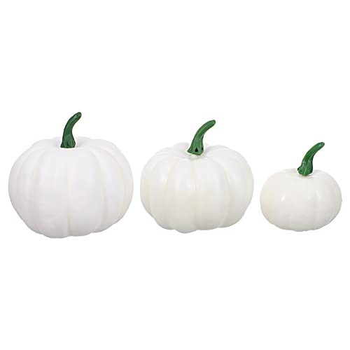 TOYANDONA Mini Künstliche Kürbisse Simulation Rustikale Styropor Kürbis Foam Schaum Styropor Figur Halloween Dekoration Kunstgemüse für Halloween Thanksgiving Erntedankfest Herbst Party 6 Stück