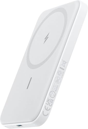Anker 621 MagGo Power Bank, 5,000mAh Magnetic Portable...