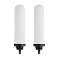 FACHIOO Gravity-fed Water Filter System, Replacement for Berkey® BB9®-2 Black Filters, ProOne® G2.0 Filters, Berkey® Gravity Water Filter System and Waterdrop® King Tank Series(Pack of 2)