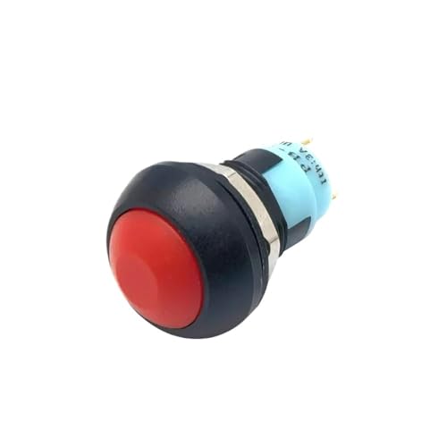 Interrupteur push button 12mm à verrouillage automatique pour circuit ON OFF