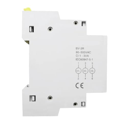 Voltmètre triphasé BV-3R pour éviter les déséquilibres de phase AC500V
