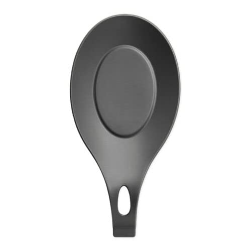 HoitoDeals DarkGrey Silicone Holder Spoon Rest Heat Resistant Teabag Tidy Holder Cooking Utensil Dish