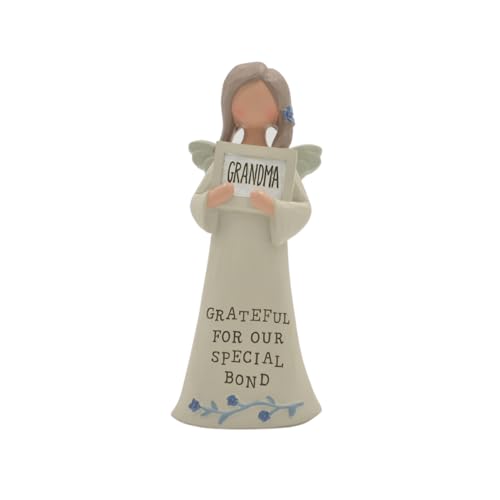Blossom Bucket Feather & Grace Hand Painted Resin Decorative Figurine - Grandma Frame