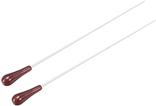 XYWHPGV Music Conductor Staff Orchestra Staff 39 cm / 15.35 Inches Length Red Resin Handle Musical Directing Stick 2pcs (ab1ee 90121 c1de5 26969 65eeb 1c860