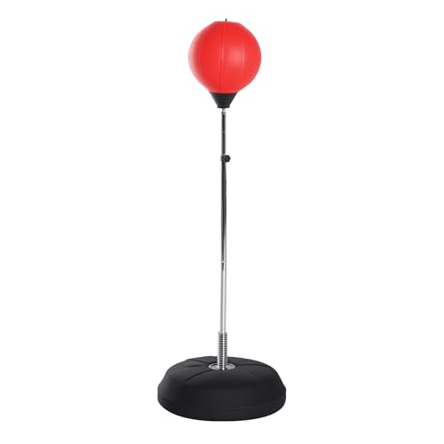 HOMCOM Saco de Boxeo de Pie Punching Ball con Altura...