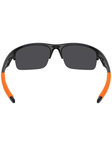 Image of BLAZERBUCK Replacement Temple Sleeves Ear Socks for Oakley Bottle Rocket OO9164 Sunglass - Orange