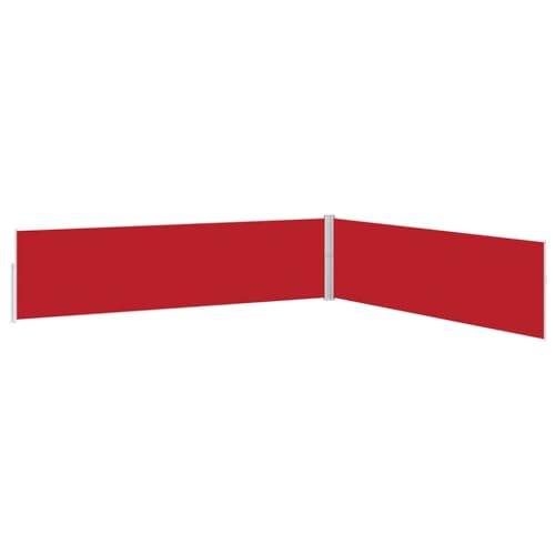 Store latéral contre le vis-à-vis extensible 12m rouge
