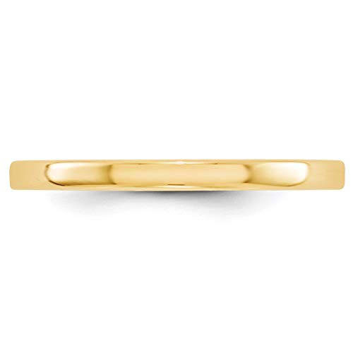 Wedding Band Ring Band 14K Yellow Gold Bridal Jewelry Unisex Standard Flat4