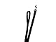 Nobby Leine Classic, schwarz L: 120 cm, B: 10 mm, 1 Stück