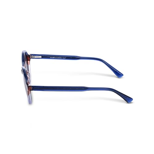 Image of HALDEN inchCOMET inch Series Sunglasses - Italian Sophistication & Japanese Precision in Classic Round Design, 1-Year Warranty