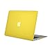 MOSISO Funda Dura Compatible con MacBook Air 13 Pulgadas (A1369 / A1466, Versión 2010-2017), Ultra Delgado Carcasa Rígida Protector de Plástico Cubierta, Amarillo