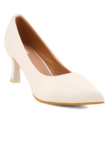 Image of ELLE Women's Solid Stiletto Heel Slip-On Pumps