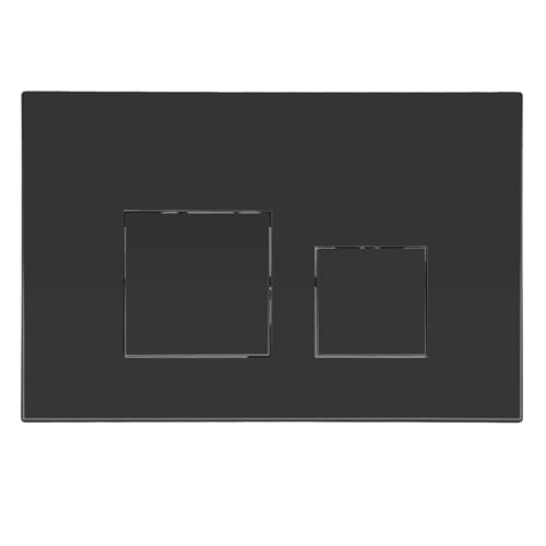 Placca Di Comando Wc,Piastra Di Scarico,Piastra Di Ricambio Per Pannello Frontale Cassetta Wc,Doppio...