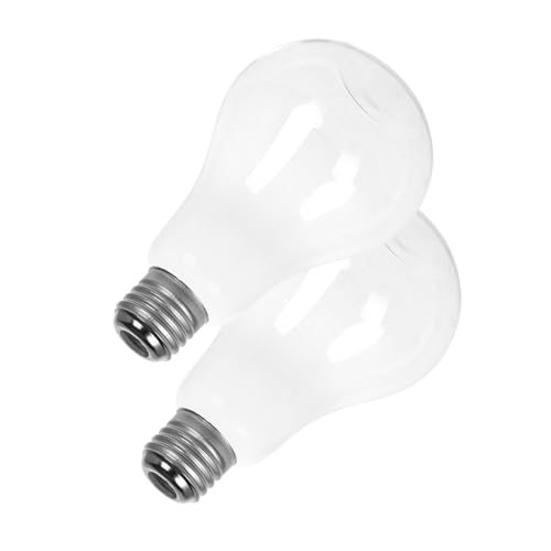 Cabilock 2pcs Mini Hyacinth Bulb Vase Glass Flower Jars Bulb Shape for Hydroponics Wedding Decor