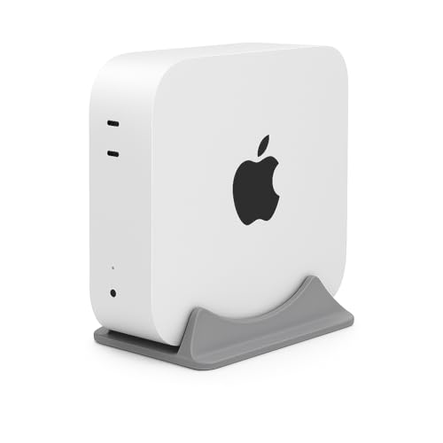 Azoth Stand for Mac mini M4 – Sleek Desk Hub, Studio Case Cover & Pro Accessories Compatible with MacMini M4,Grey