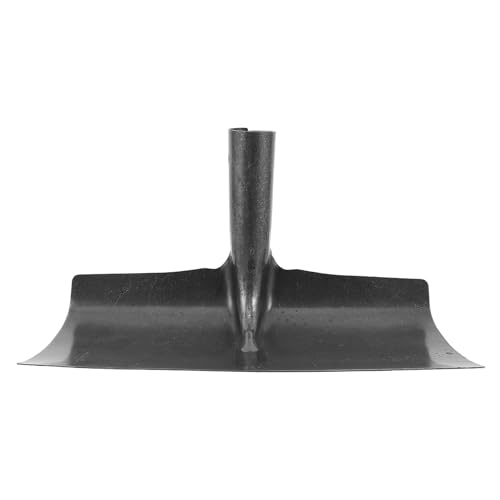 CVUTOVO Heavy Duty Manure Scraper for Horse Stalls, Metal Floor Squeegee Barn Cleaning Tool, 12-Inch Wide Blade Poop Scooper for Livestock Pen, Stable and Farm Supplies