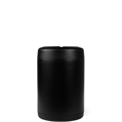 Image of HydroJug Can Cooler 12 oz, Stainless Steel Can Holder, Black