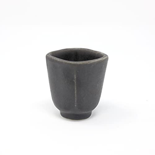 Outpost Pottery Square Shot Glasses - Porcelain Sake Set - Black Stone - 1.5 Fl Oz - Set Of 3… #TOP1