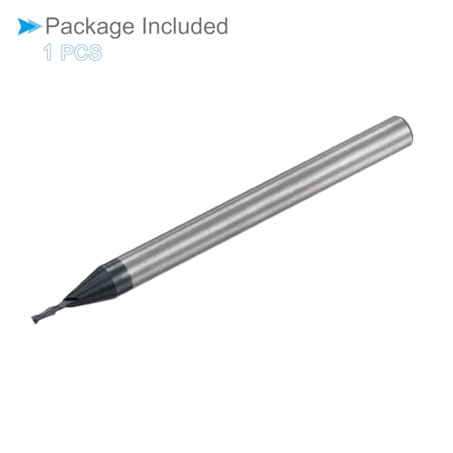 CoCud VHM-Fräser mit quadratischem Schaft, 1 mm x 3 mm Schneiden, 4 mm Schaft, AlTiN-beschichtetes P05-Karbid, 2 Schneiden CNC-Fräser