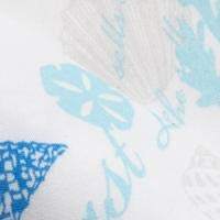 Beatrice Home Fashions Coastal Print Microfiber Sheet Set, Soft, Comfy, 12" Deep Pockets, Full, Hampton Blue - Image 2