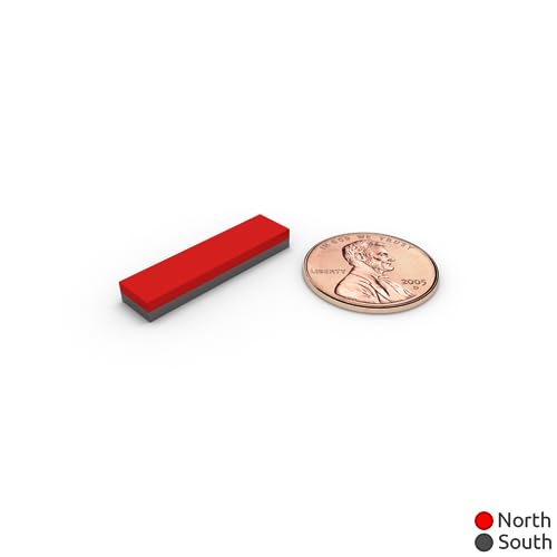 1 x 1/4 x 1/8 Inch Neodymium Rare Earth Bar Magnets N52 (15 Pack)