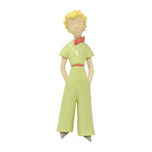 NEAMEDIA THE CHARACTER COMPANY Le Petit Prince Scultpure 30cm Vert Original, Objet Déco et Design Moderne, Anniversaire, Baptême, Mariage, Naissance, Fête...
