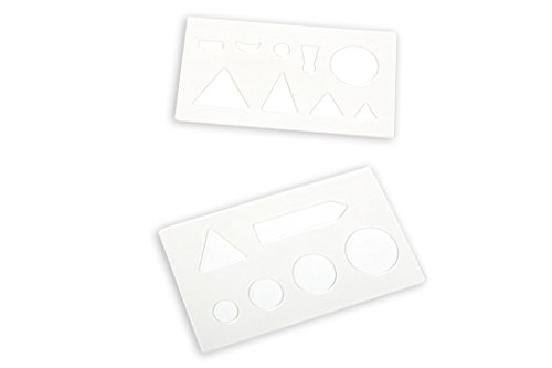 Amazing Child Montessori Grammar Symbols Stencil (Approx Size 5 1/8"